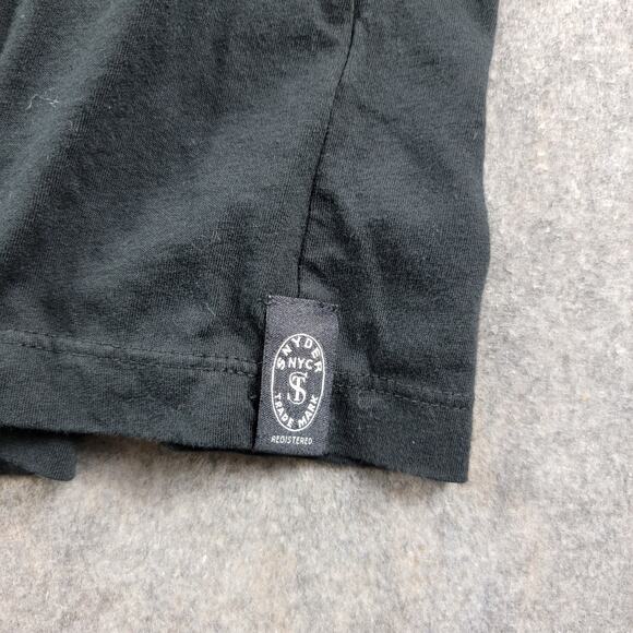 Todd Snyder Premium Jersey Henley T-Shirt size XS Black Short Sleeve USA *Read* - Picture 7 of 10